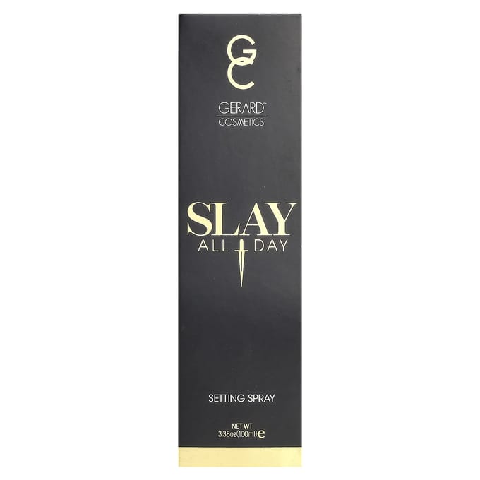 Gerard Cosmetics, Slay All Day, Setting Spray, Lavendelgeur, 100ml (3,38 oz) white