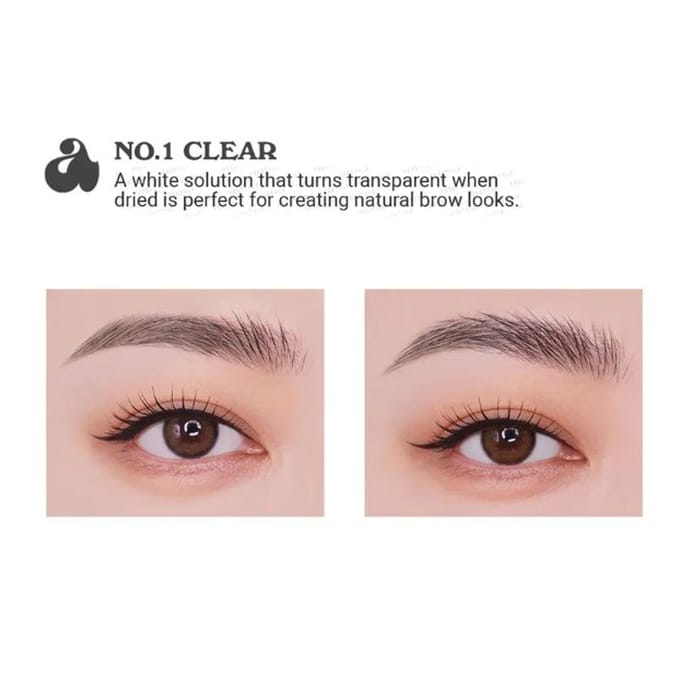 [unleashia]  Shaper Pomade Eyebrow Fixer 8.5g No.1 Clear white