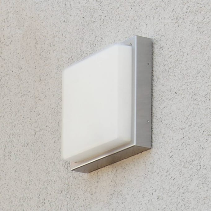 LCD Buitenwandlamp 046, roestvrij staal
