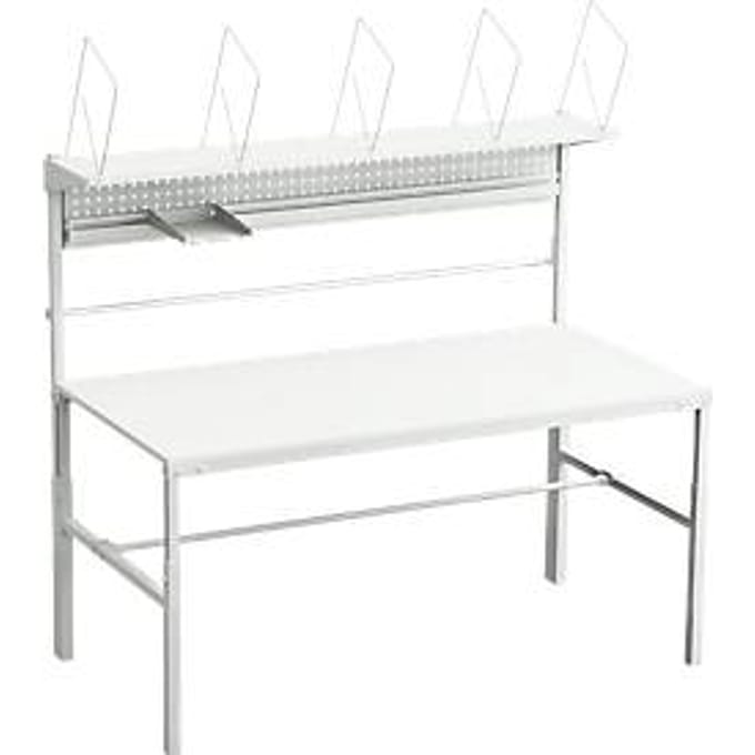 Complete aanbieding inpaktafel TPB, breedte 1800 mm, in hoogte verstelbaar