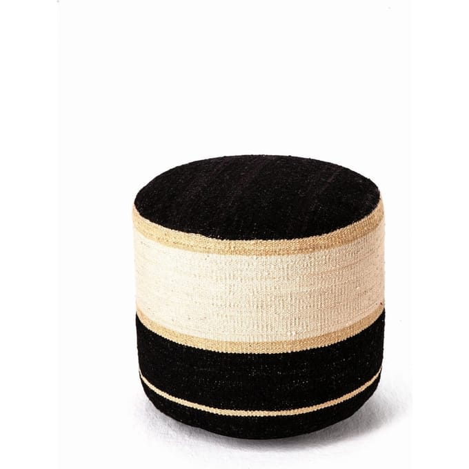 Nanimarquina - Kilim Pouf Kruk - Kilim1 - meerkleurig