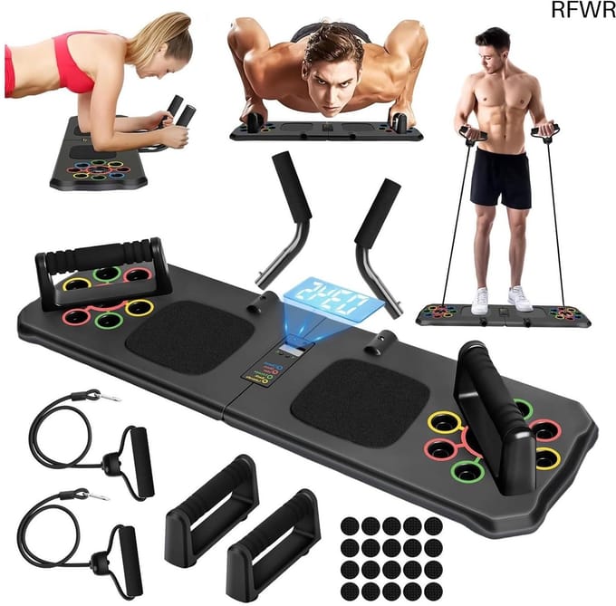 RFWR® Draagbaar Push-Up Bord voor Thuis Workout - Effectief Fitnessapparaat