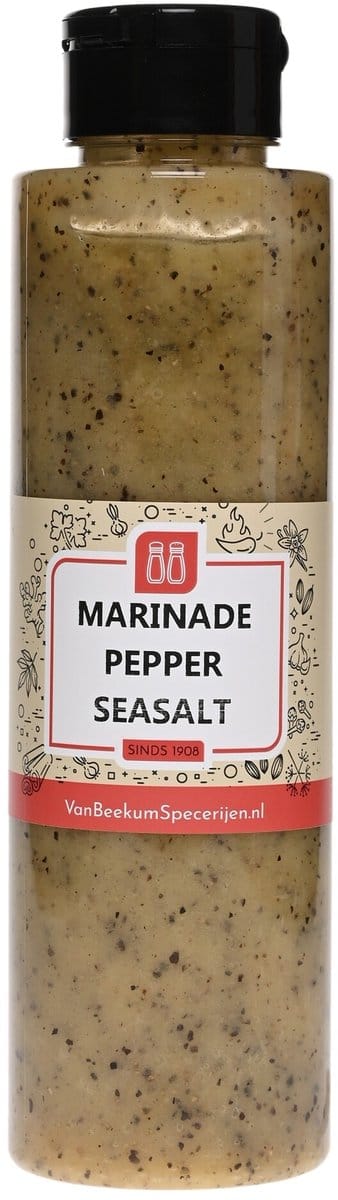 Van Beekum Specerijen - Peper & Zout Marinade - Knijpfles 500 ml