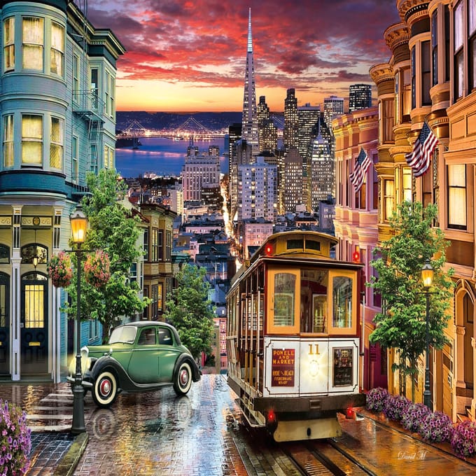 Clementoni - Puzzel - 3000 Stukjes - San Francisco - High Quality Collection - Puzzel Voor Volwassenen