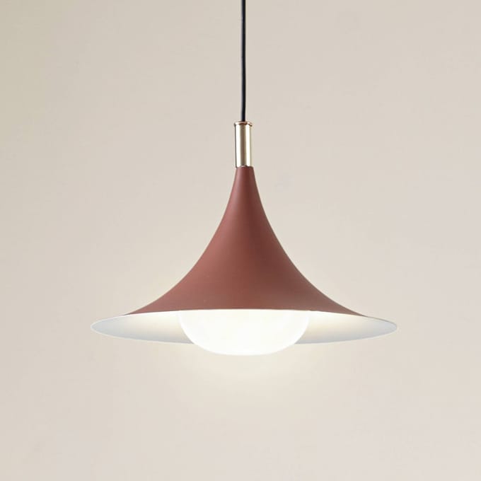 Lindby - hanglamp - 1licht - IJzer - H: 23 cm - G9 - bruin