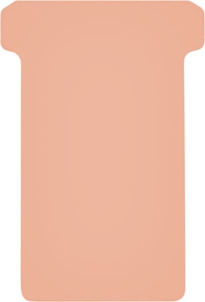 T-kaart djois formaat 2 48mm roze 100st | 5 stuks