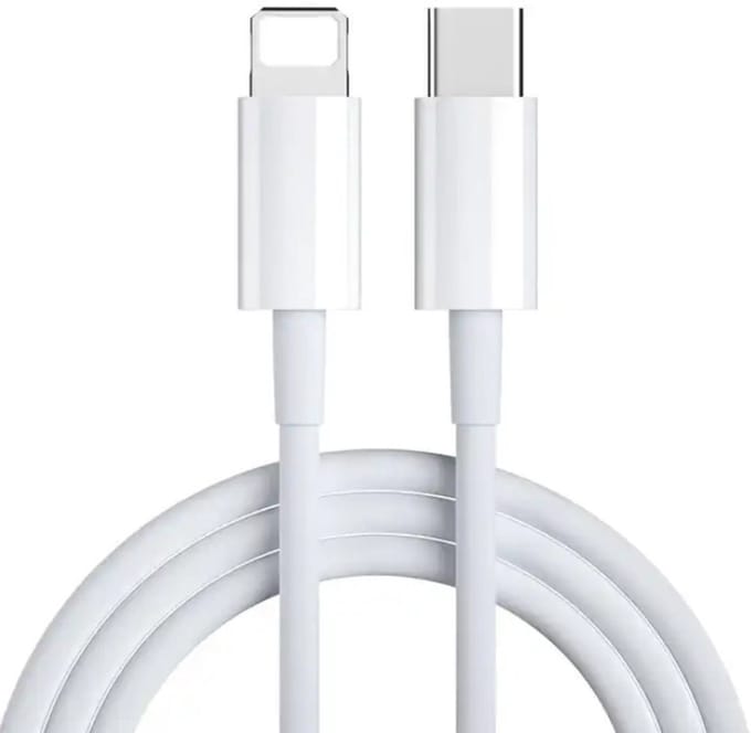 Go Go Gadget - Geschikt voor lightning - Lightning naar USB-C kabel - Oplaadkabel - 1 Meter - Wit