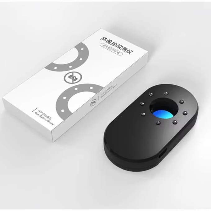 Anti Candid Verborgen Camera Detector Beveiligingsbescherming Bug Discrete Spy Onzichtbare Gadgets Professionele Infrarood Aanwezigheidssensor zwart