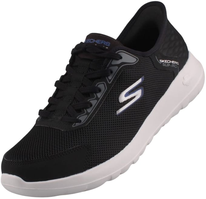 Skechers Slip-Ins Go Walk Max - Allan Herentrainers Zwart/Wit