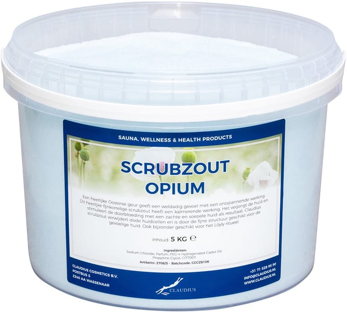 Scrubzout Opium 5 KG - Hydraterende Lichaamsscrub