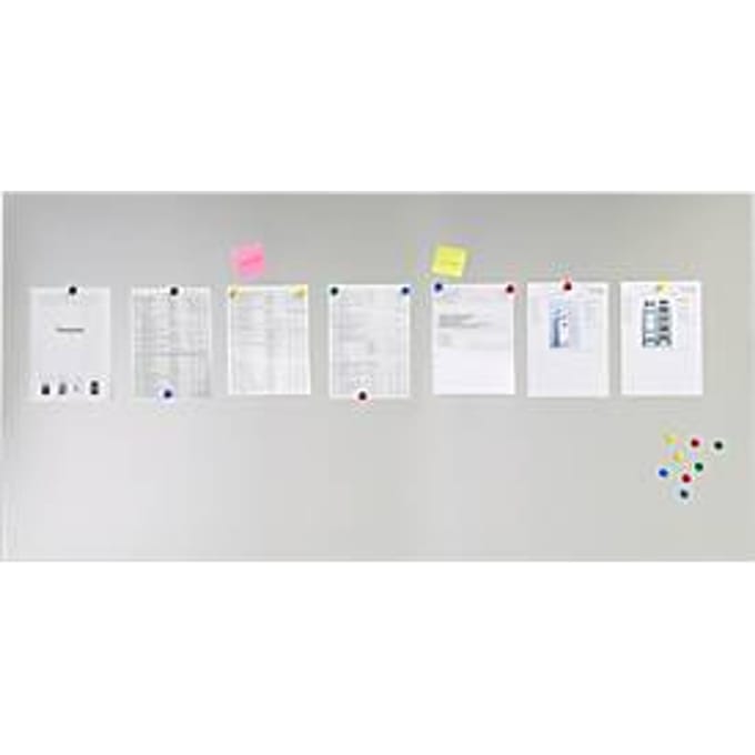 Magneetbord, rvs, 1965 x 965 mm