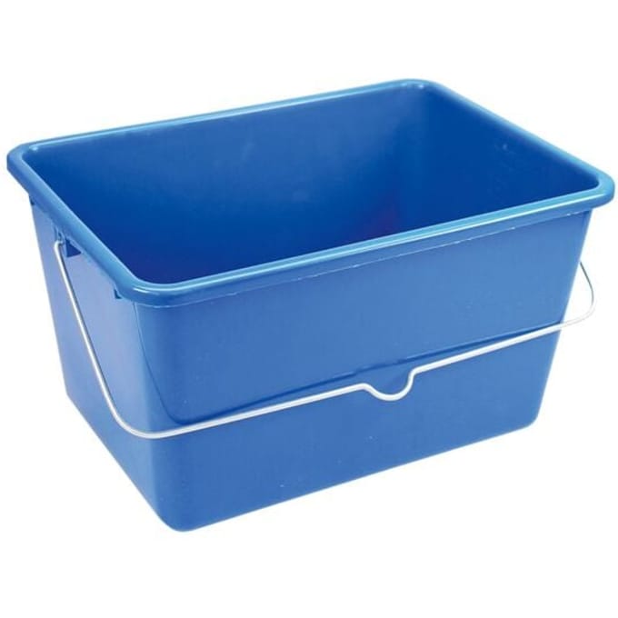 Peggy Perfect schoonmaakemmer met stalen beugel, 12 liter, blauw