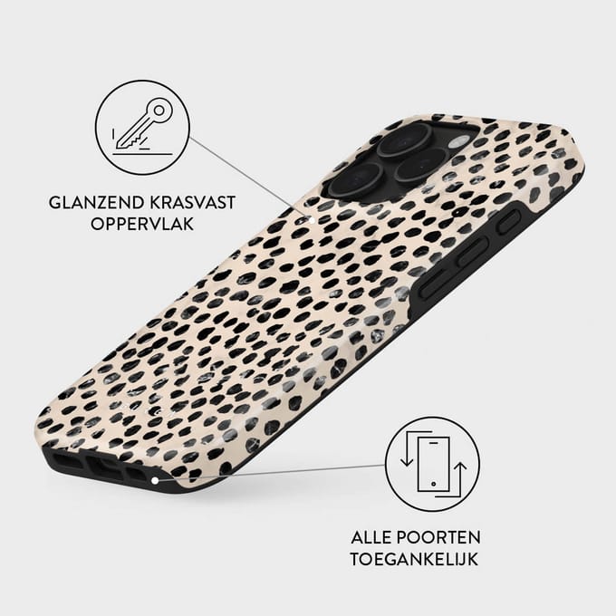 Burga Tough Case geschikt voor Apple iPhone 16 Pro Max - Almond Latte