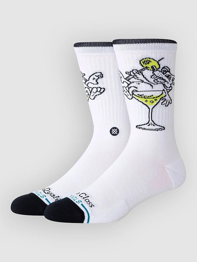Stance unisex casual sokken high quality low class crew wit