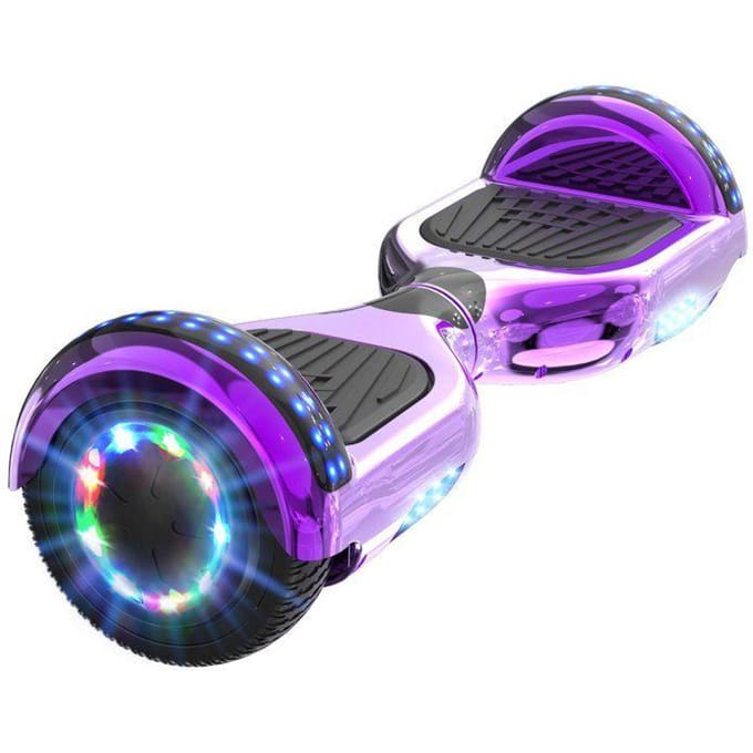 RCB Hoverboard 6,5 inch – Bluetooth en LED – ideaal cadeau kinderen – paars