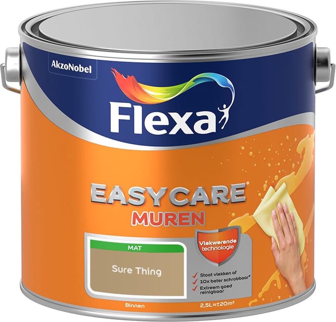 Flexa - Easycare Muren - Sure Thing - Mengverf - 2,5 L