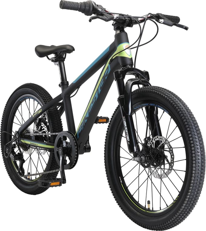 Bikestar kinderfiets MTB Sport 7speed 20inch zwart/groen