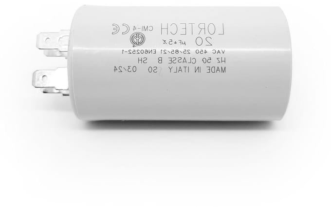 Condensator - Startcondensator Motor - Motor Starten - Permanente Werking - 20 µF 450V - Niet Gespecificeerd