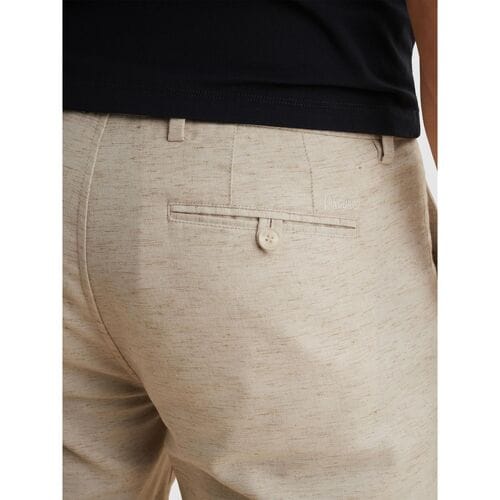 Chino Broek Vanguard V11 Short Linen Blend Beige