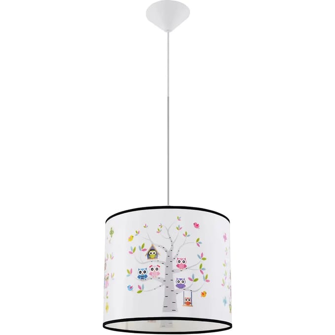 Sollux Lighting Hanglamp Sowy - E27 - veelkleurig - PVC - 82x30x30cm