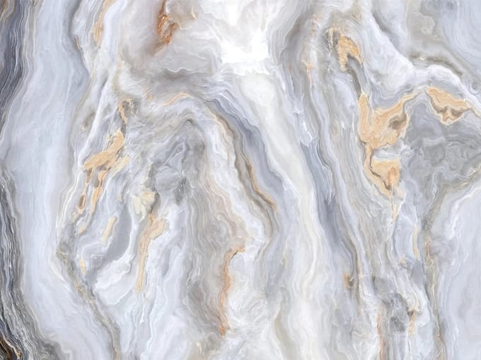 Placemat vinyl | Sparkling marble | 4 stuks