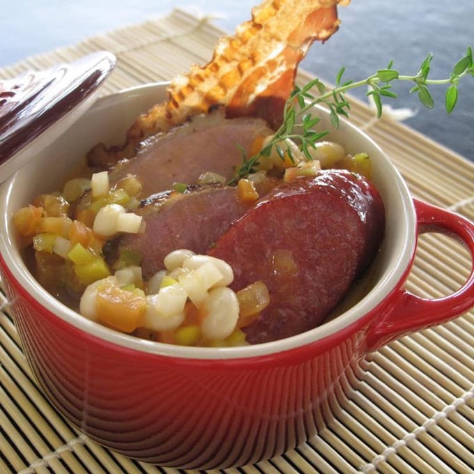 Le Creuset - Aardewerken mini-braadpan Kersenrood 0,25L