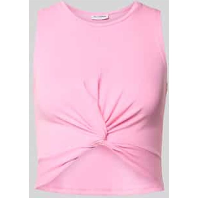 Kort top met knoopdetail model 'TWIGGI'