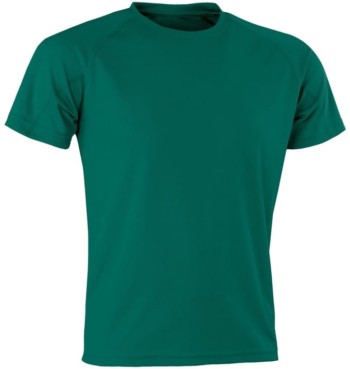 Spiro Volwassenen Unisex Impact Aircool Tee (Fles groen)