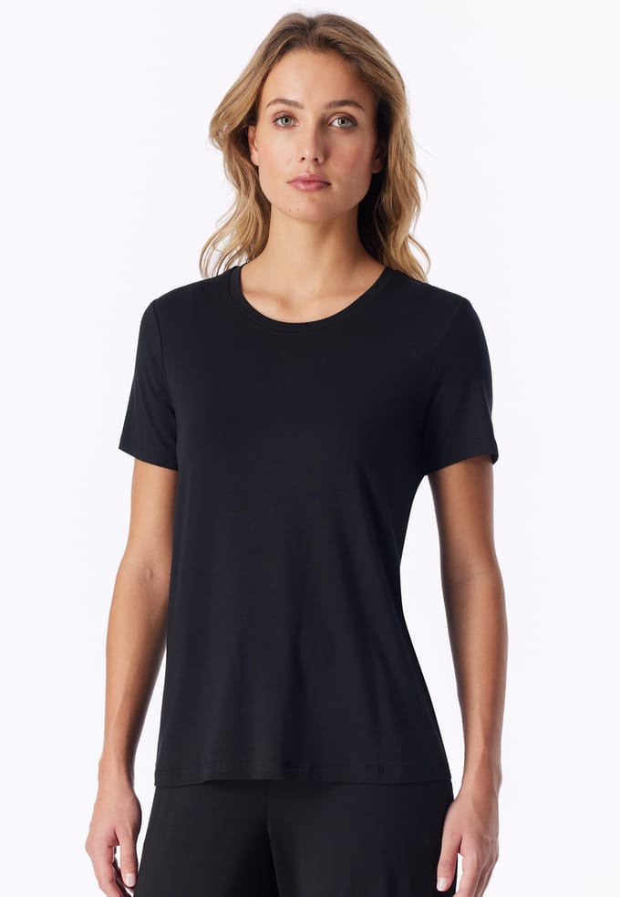 Zwart shirt met korte mouwen - Mix+ Relax 38
