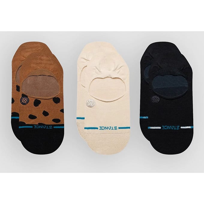 Stance Leopard No Show 3 Pk Sokken