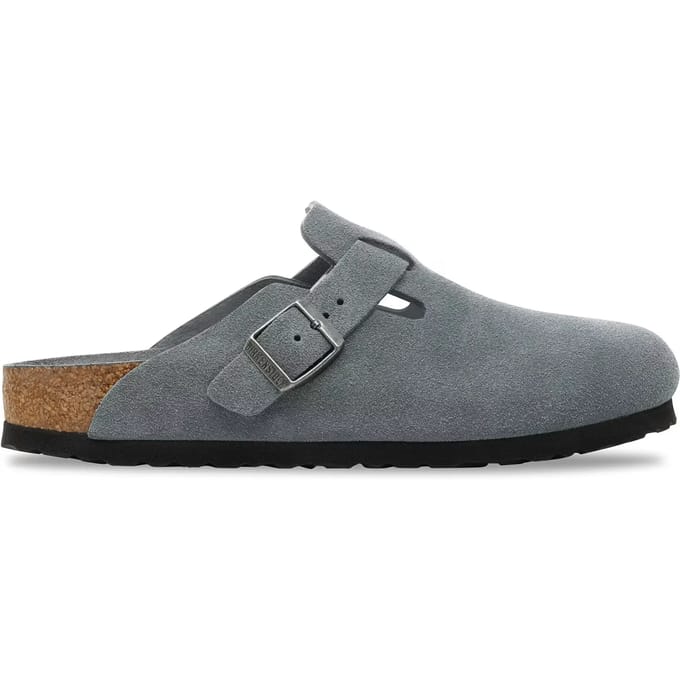 Suède sandalen Birkenstock Boston