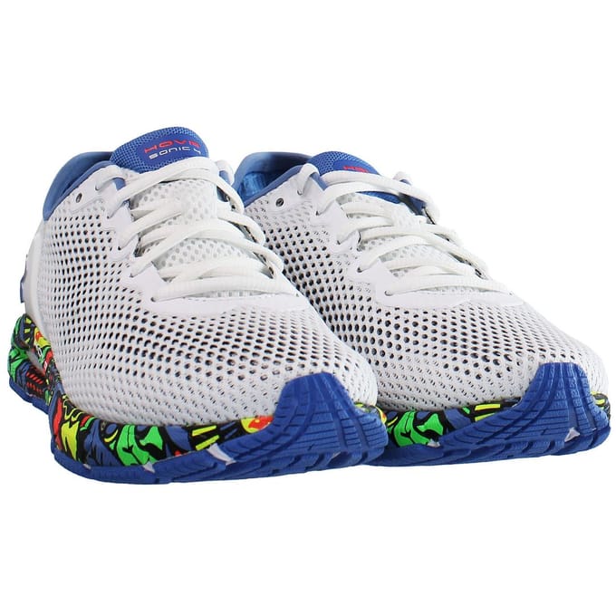 Under Armour HOVR Sonic 4 Run Raar Wit Dames Hardlooptrainers