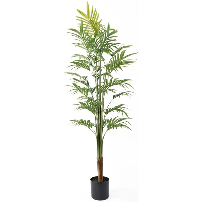 Present Time Kunstplant Gold Palm Tree Large - Groen - 65x65x160cm - Modern