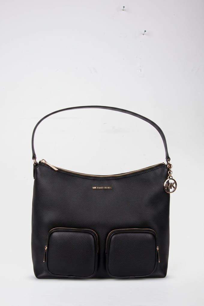 Michael Kors Large Cargo Shoulder Black Taglia: OS | Borse a mano Outlet | Donna | Nero