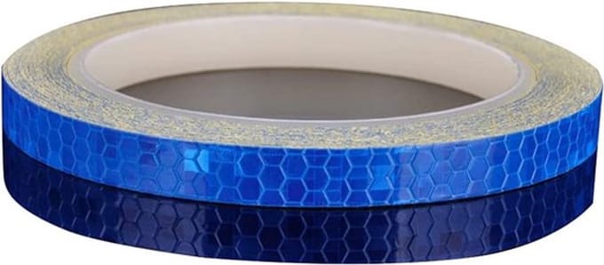 Doodadeals® Reflecterende Tape - Reflecterende Stickers Fiets – Reflector Sticker - 8 meter x 10 mm - Blauw