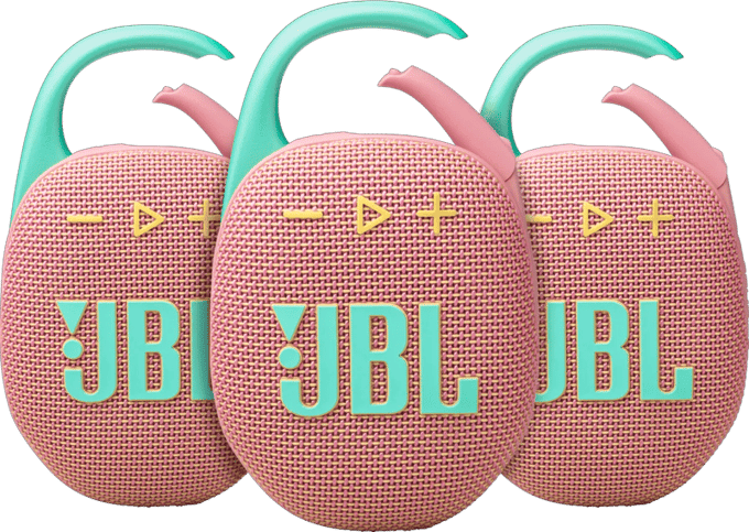 JBL Clip 5 Roze 3-pack