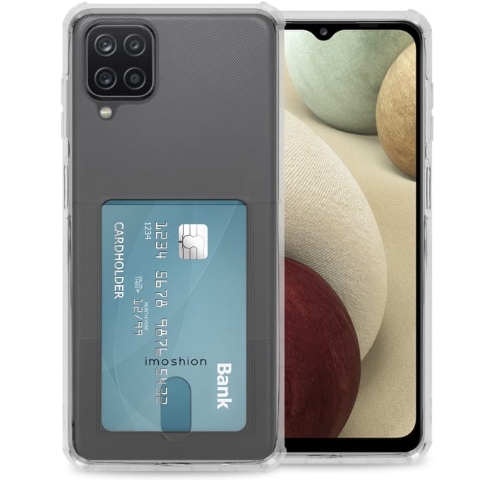 imoshion Softcase Backcover met pashouder voor de Samsung Galaxy A12 - Transparant