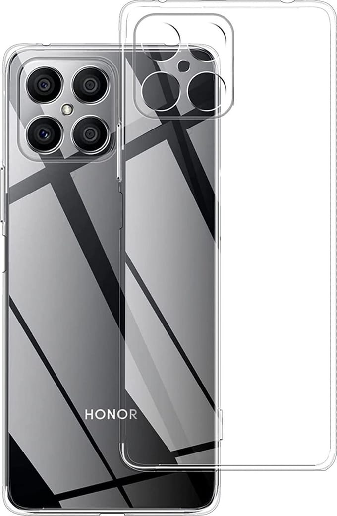 Hoesje voor Honor X8 backcover Shockproof siliconen Transparant