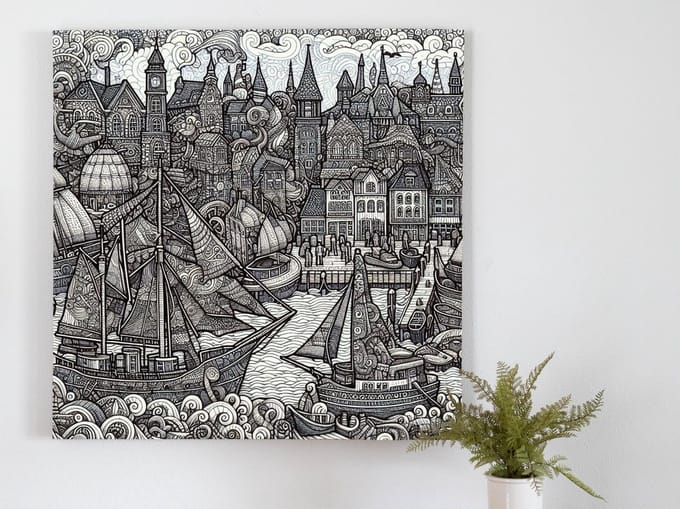 Kunstprint | Wanddecoratie | Canvas | 60 × 60 cm