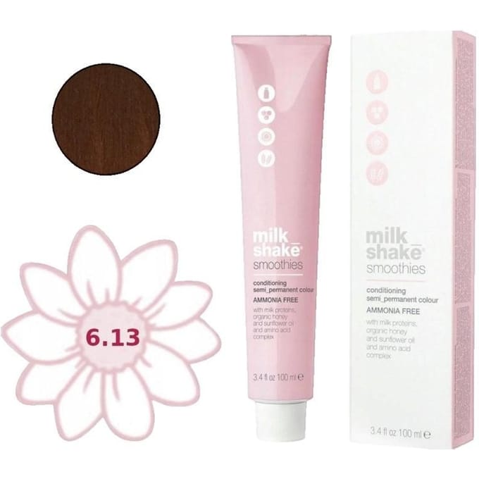 Z.ONE Milk Shake Conditioning Semi Permanent Haarkleuring zonder ammoniak 100ml - 06.13 Dark Beige Blonde / Dunkelblond Beige