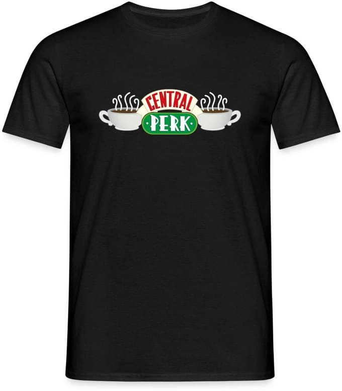 Friends Central Perk Logo T-Shirt Heren