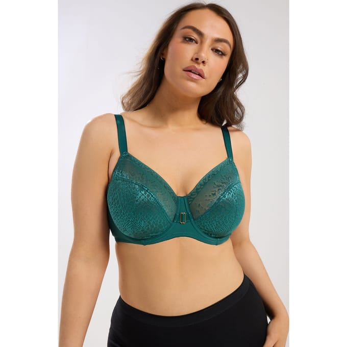 Yours Tealgroene Kanten Beugelbh Size 85C