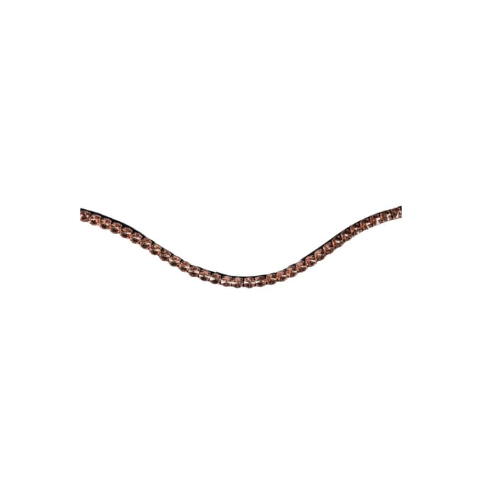 Frontaal voor paard HKM Rosegold Glamour Style