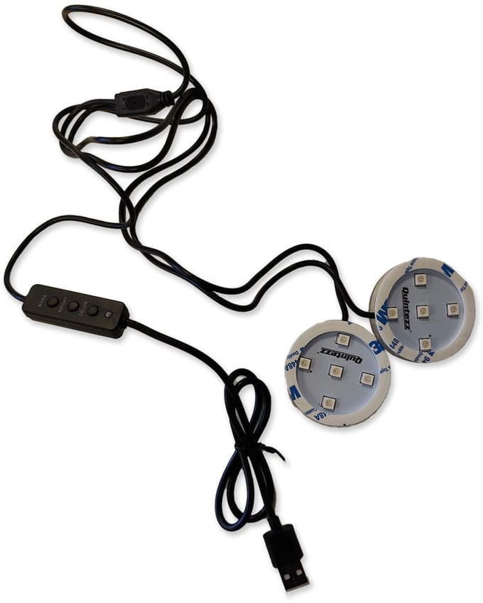 Poppy USB LED verlichting - multicolor - Dubbel - luchtverfrisser niet inbegrepen