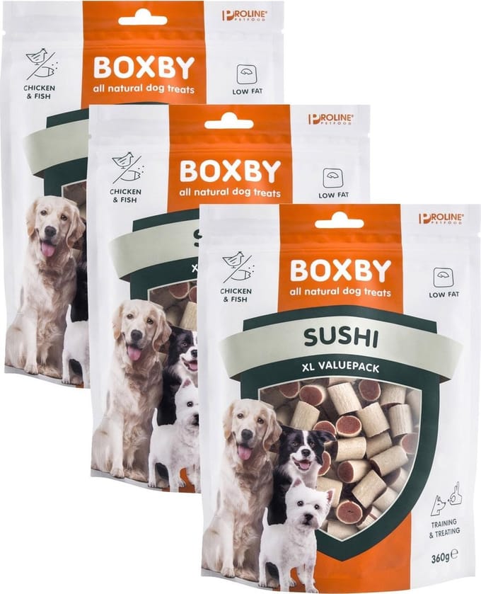 Proline Boxby Original - Hondensnacks - 3 x 360 g Valuepack