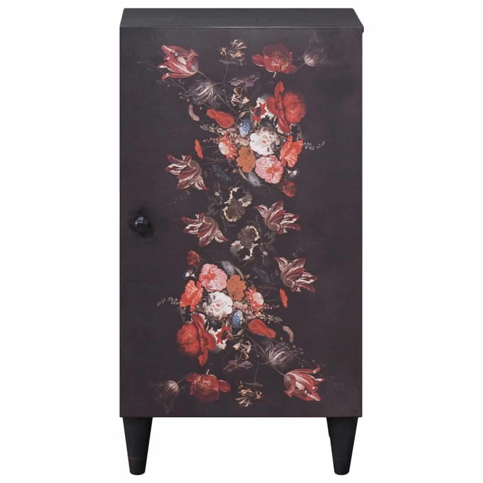 vidaXL - Opbergkasten - Multikleur - 40 - x - 33,5 - x - 75 - cm - Massief - Mango - Hout