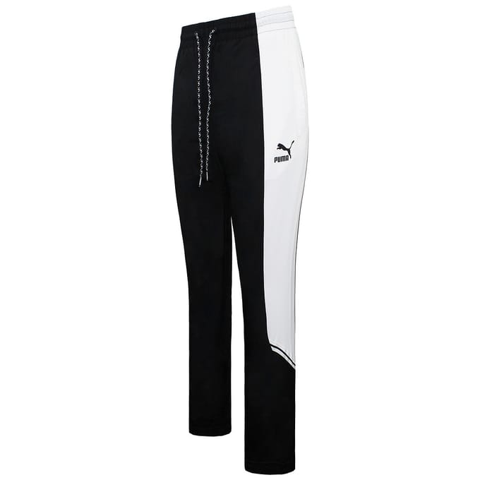 Puma Logo Heren Zwart/Wit Track Broek