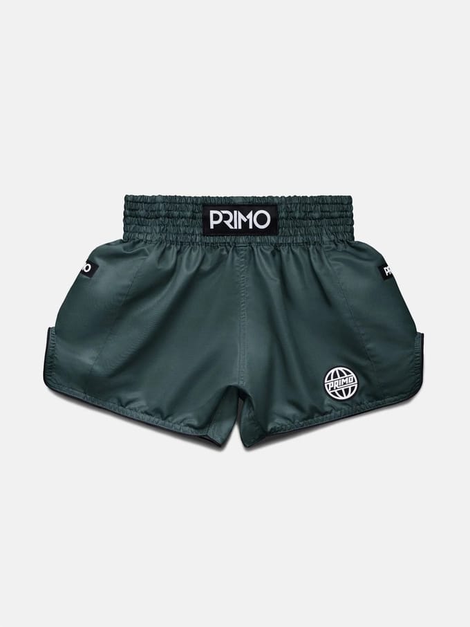 Primo Muay Thai Shorts - Alta Series - Forest Green S