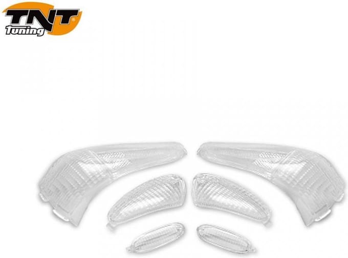 tnt knipperlicht kap voor gilera 50 runner 2003 scooter, transparant, nieuw