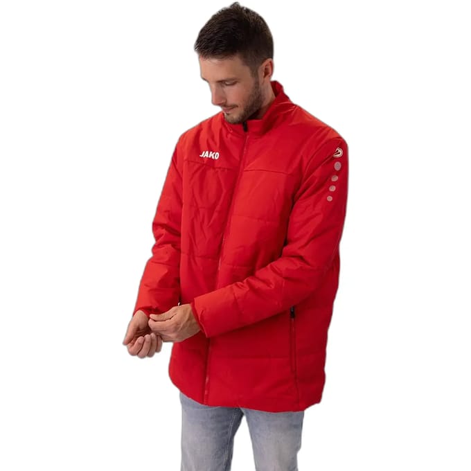 Jako Team Coachvest Heren - Rood | Maat: S